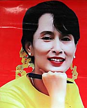 'A Poster of Aung San Su Kyi' by Asienreisender